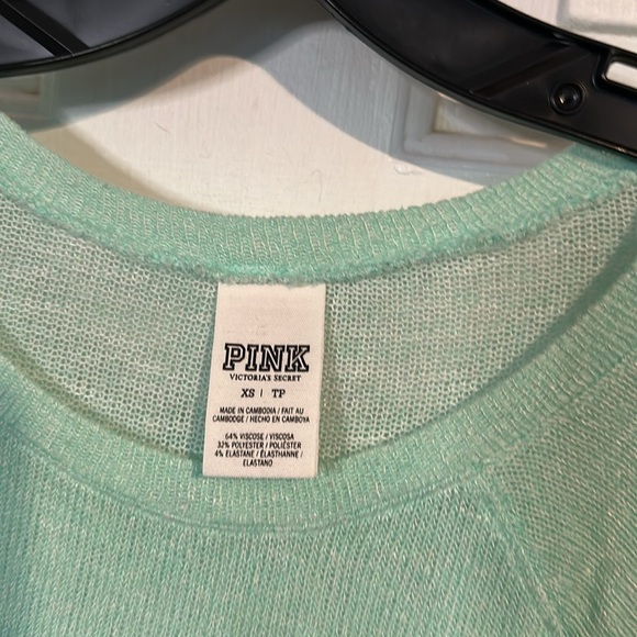 Pink XS Mint green sweater - Picture 4 of 4